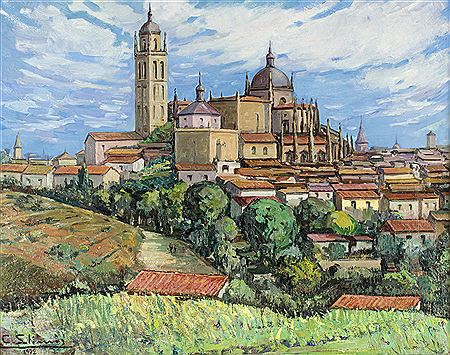 "La Catedral (Segovia, 1972)" by Camil LLimos - Auction record, sale price, and art valuation. Compare with similar artists and explore comparable artworks.