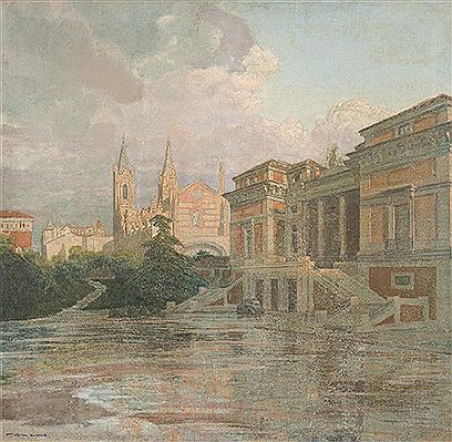 “Vista del Museo del Prado”