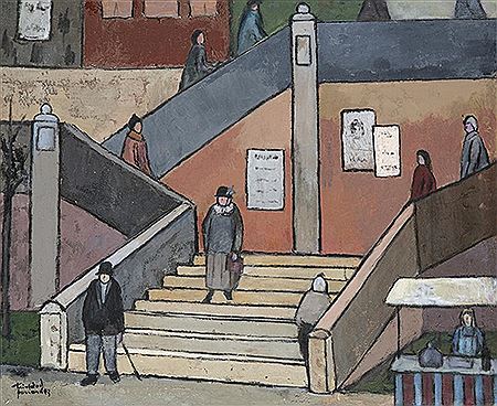 “Escalera. 1960” by Trinidad Fernandez Martin - Auction record, sale price, and art valuation. Compare with similar artists and explore comparable artworks.