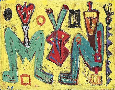 Sample artwork by Anton Patino (Born 1957), known for abstract painting, gesturism - View similar artists and auction records