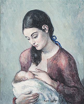 Maternity by Pedro Bueno Villarejo - Auction record, sale price, and art valuation. Compare with similar artists and explore comparable artworks.