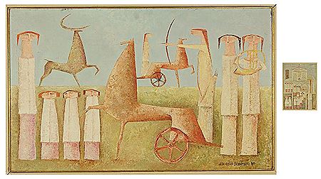 Caccia Arcaica by Adorno Bonciani - Auction record, sale price, and art valuation. Compare with similar artists and explore comparable artworks.