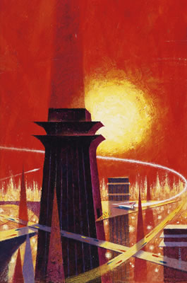 "On a world where nothing was illegal, the only crime was to be killed." by Howard Bertram Koslow - Auction record, sale price, and art valuation. Compare with similar artists and explore comparable artworks.