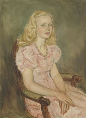 Portrait of a Dorothea Vogel.