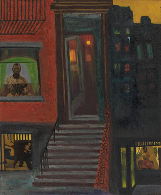 Untitled (Brownstone Stairs).