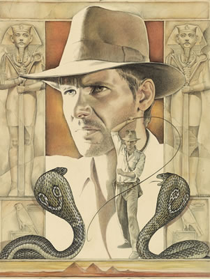 Harrison Ford as Indiana Jones by Marilee Heyer - Auction record, sale price, and art valuation. Compare with similar artists and explore comparable artworks.