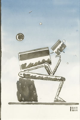 "Robot (á la Rodin)"