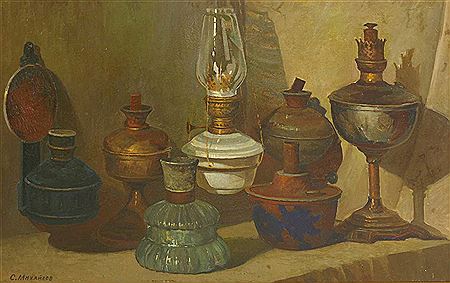 OLD LAMPS by Sergei Mikhailov - Auction record, sale price, and art valuation. Compare with similar artists and explore comparable artworks.