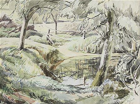 FARM POND, DORSET