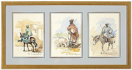Scènes orientalistes(3) by Michel Fedi - Auction record, sale price, and art valuation. Compare with similar artists and explore comparable artworks.