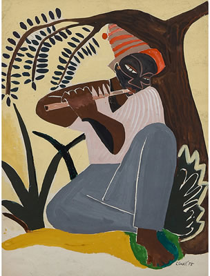 Flute Player, 1955