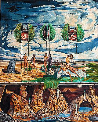 Heaven by David Meshulam - Auction record, sale price, and art valuation. Compare with similar artists and explore comparable artworks.