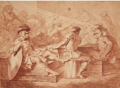 Sample artwork by Philippe-Louis Parizeau (1740 - 1801), known for painting - View similar artists and auction records