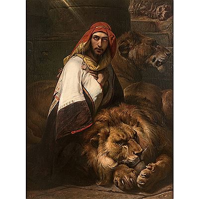 Daniel in the lions den