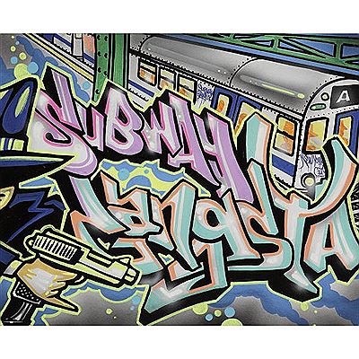 Sample artwork by Sonic (Born 1961), known for graffiti art - View similar artists and auction records