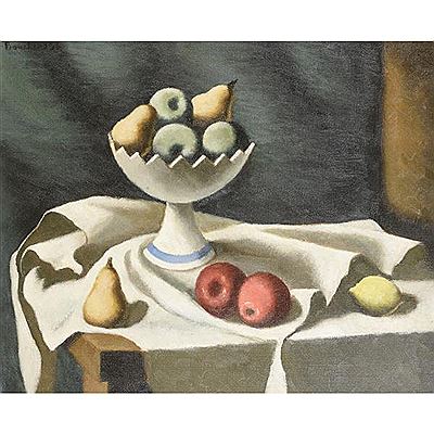 STILL LIFE WITH A CUP OF FRUITS