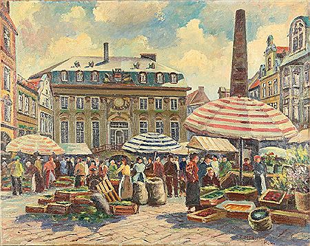 Town Square, Market Scene