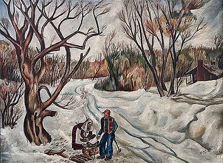 Georgia Snowfall, 1944