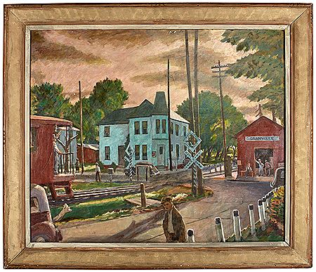 Sample artwork by Gerrit Van Sinclair (1890 - 1955), known for narrative genre, landscape and figure painting, teaching - View similar artists and auction records