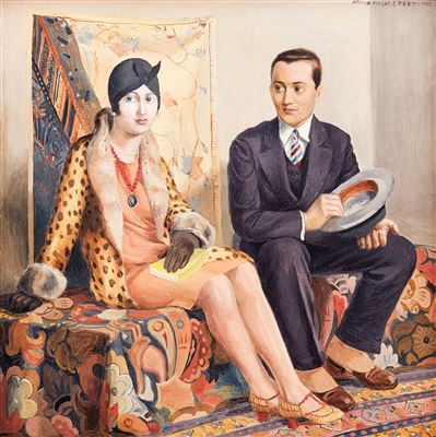 Porträtt föreställande Nils och Thora Dardel