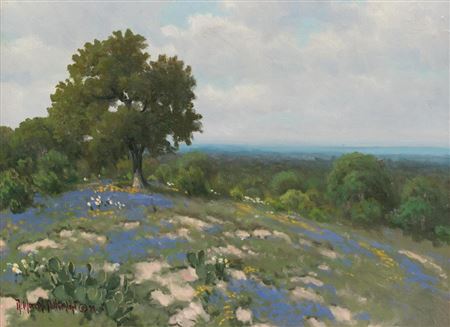 Texas Spring by Rick Morris Patterson - Auction record, sale price, and art valuation. Compare with similar artists and explore comparable artworks.