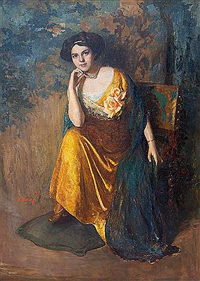 The artist's wife