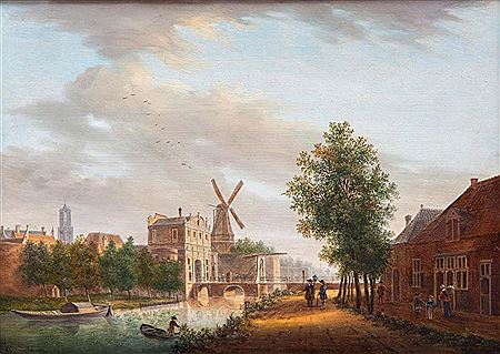 A view of Utrecht with the Catharijnepoort; A view of the surroundings of Utrecht with the city in the distance (2) by Pieter Liender - Auction record, sale price, and art valuation. Compare with similar artists and explore comparable artworks.