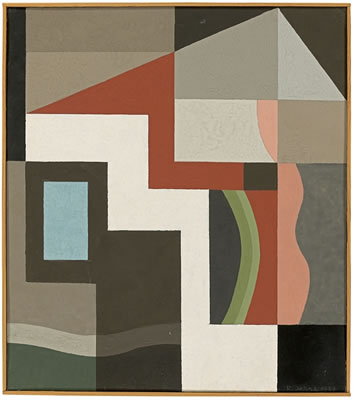 "Komposition ‚Im Hause‘" by Rudolf Jahns - Auction record, sale price, and art valuation. Compare with similar artists and explore comparable artworks.