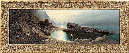 Evening swim at the Faraglioni by Karl Wilhelm Diefenbach - Auction record, sale price, and art valuation. Compare with similar artists and explore comparable artworks.