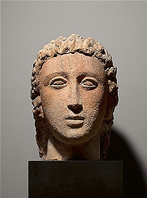 Mythical larger-than-life head