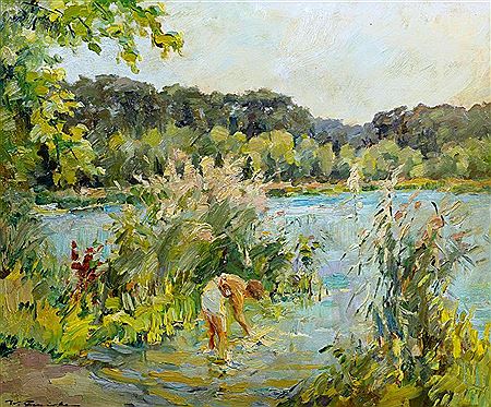 Sommertag an einem See in Brandenburg by Willi Gericke - Auction record, sale price, and art valuation. Compare with similar artists and explore comparable artworks.
