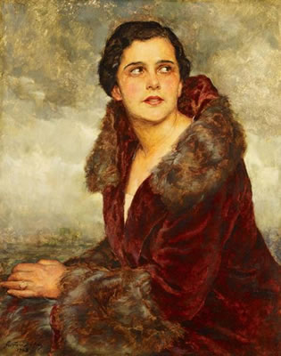 Porträt einer Dame im Pelzmantel by Gustav Bohm - Auction record, sale price, and art valuation. Compare with similar artists and explore comparable artworks.