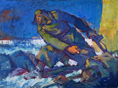 Sample artwork by Vladimir Solta (1924 - 1977), known for landscape painting - View similar artists and auction records