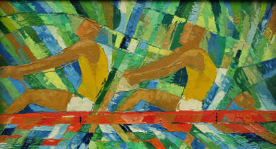 Racing double scull