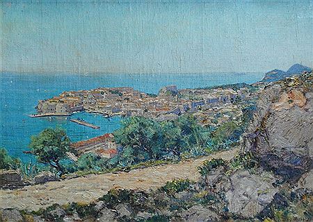 Dubrovník by Joza Miks - Auction record, sale price, and art valuation. Compare with similar artists and explore comparable artworks.