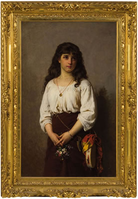 Fanciulla con tamburello e mazzolino di fiori by Ernesto Fontana - Auction record, sale price, and art valuation. Compare with similar artists and explore comparable artworks.