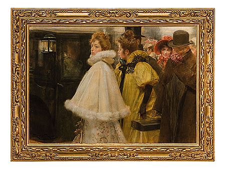 Paris, à la sortie d'un bal