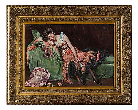 Sample artwork by Maximino Pena Y Munoz (1863 - 1940), known for figure, genre, landscape painting - View similar artists and auction records