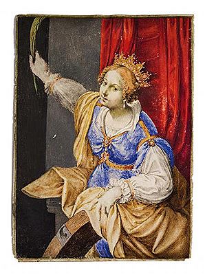 Portrait of Artemisia Gentileschi as St. Catherine
