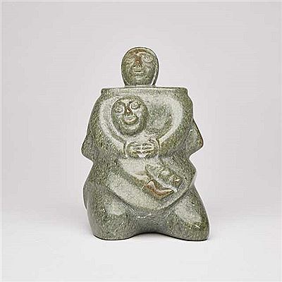 MOTHER HOLDING CHILD IN HER LAP by Jeannie Shauk - Auction record, sale price, and art valuation. Compare with similar artists and explore comparable artworks.