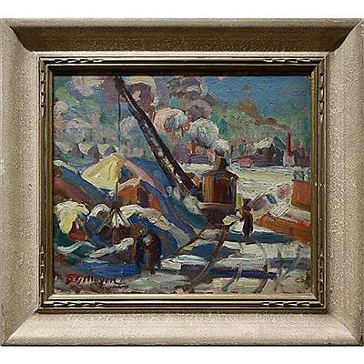 Sample artwork by Stanley Moyer (1887 - 1968), known for painting - View similar artists and auction records