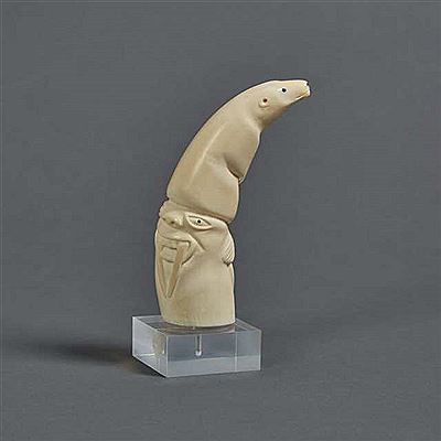 WALRUS SHAMAN WITH BEAR