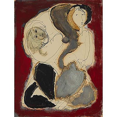 ABSTRACT (TWO WOMEN)
