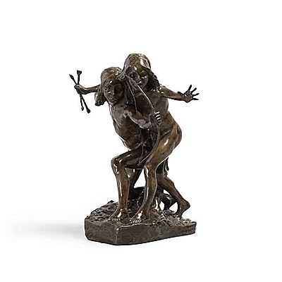 JEUNES INDIENS CHASSANT by Alfred Laliberte - Auction record, sale price, and art valuation. Compare with similar artists and explore comparable artworks.