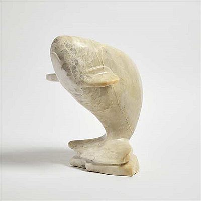 Sample artwork by Kellypalik Etidlooie (Born 1966), known for inuit sculpture, stone carving - View similar artists and auction records