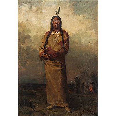 INDIAN CHIEF OF THE NORTH WEST, CANADA