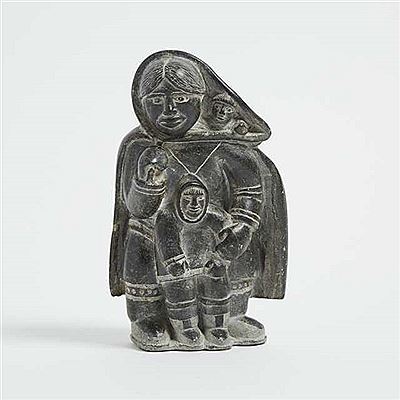 MOTHER WITH CHILDREN by Davidiluak Alasua Amittu - Auction record, sale price, and art valuation. Compare with similar artists and explore comparable artworks.