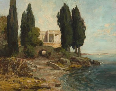 "An der Adria" by Heinrich Putzhofen-Esters - Auction record, sale price, and art valuation. Compare with similar artists and explore comparable artworks.
