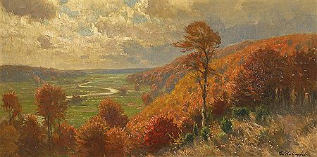 Stimmungsvolle Herbstlandschaft.