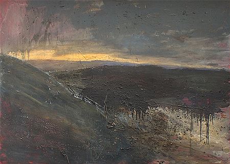 'Last Light, South Moor, Dartmoor'